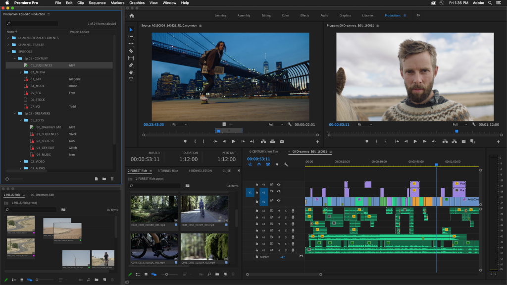بررسی و مقایسه نرم افزار های پریمیر پرو و افتر افکت با ۵ نکته کلیدی 3 نرم افزار premiere pro