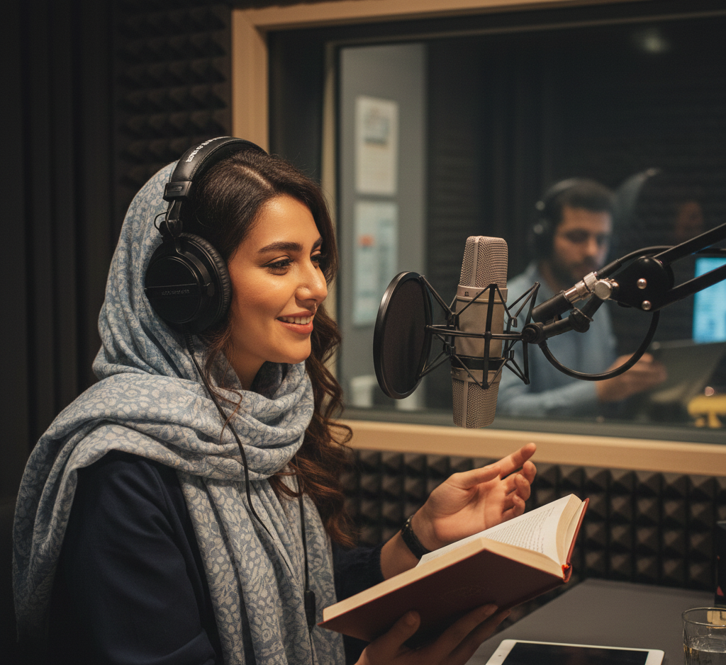 آموزش گویندگی کتاب صوتی