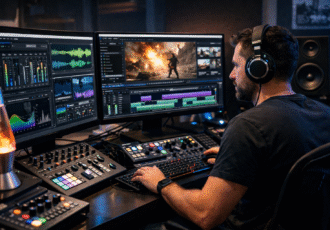 تدوین افکت صدا و فوتیج